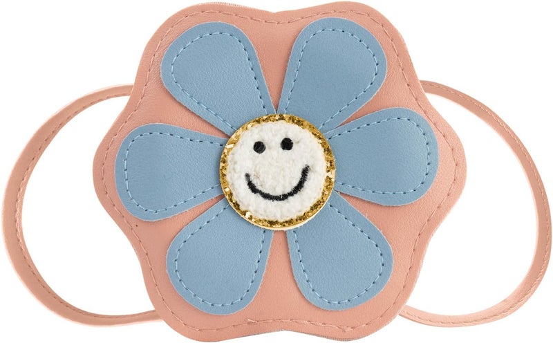 Easozoom Daisy Flower Tiny Small Purse Crossbody Shoulder Bag for Toddler Teen Girls 2 3 4 5 6 7 8 Year Old Kids Baby Gift - Image 1